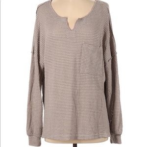 In Loom Thermal Knit Sweater Top